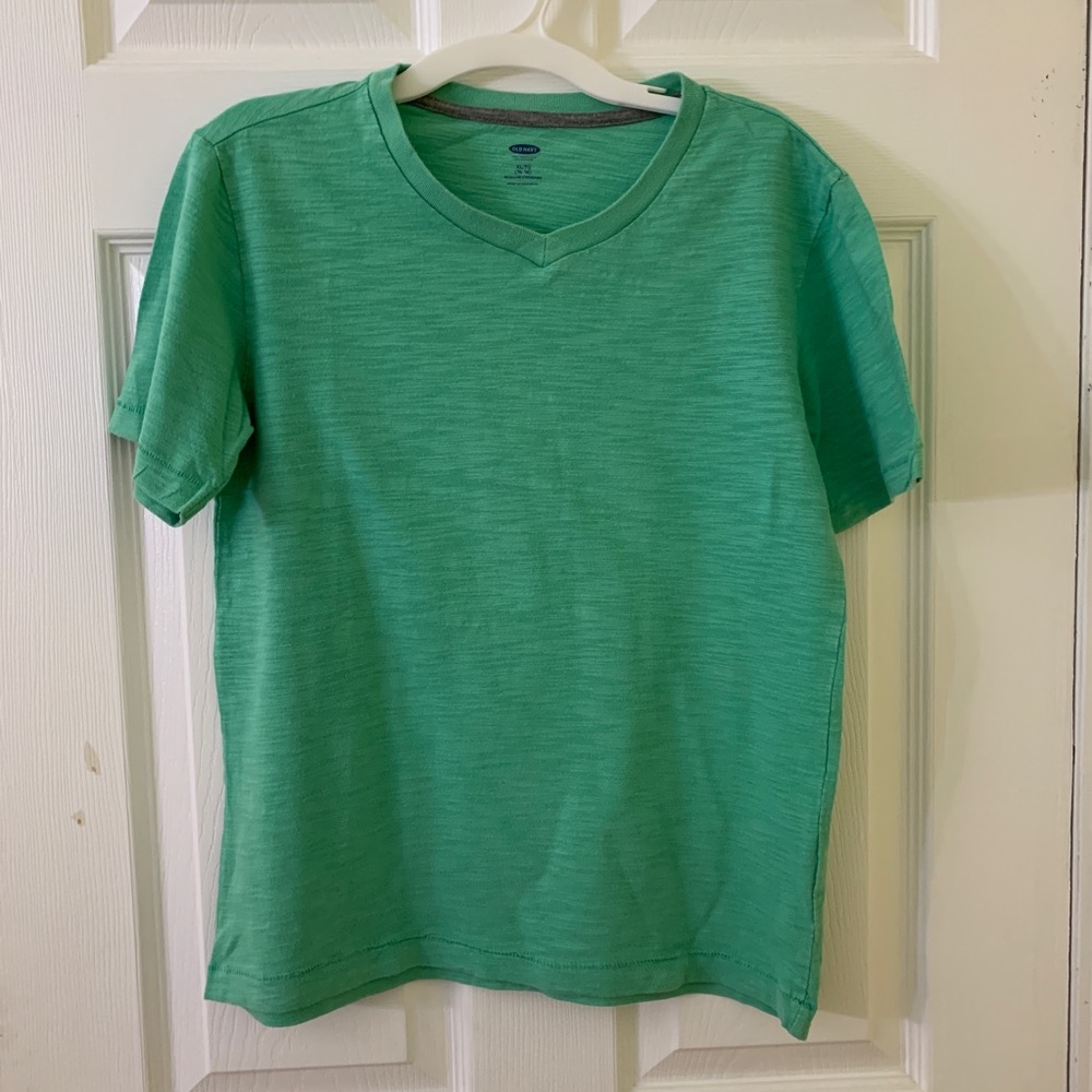 OLD NAVY T-SHIRT, GREEN, SIZE XL(14-16)